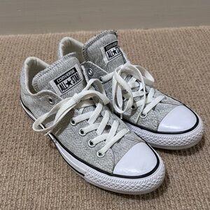Converse Gray All Star Sneakers-Women’s 8